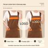 Waterproof Logo Apron for Catering, Coffee Shops, and Florists - Women's Waist Apron