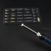 28-Piece Adjustable Temperature Soldering Iron Set with Pyrography Pen - 110V European Standard