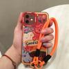Creative Phone Lanyard Cute Woven Wrist Strap Multifunctional Security Wristband Earphone Anti-lost Short Rope Portable Keychain