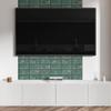 Vinyl Panel with Decor for Kitchen or Bathroom 120x60 Cm Marble Tile Pattern