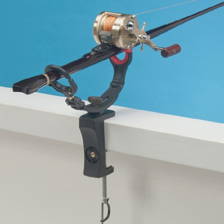 Light Weight Fishing Rod Clip Fishing Rod Holder Brackets Spring Loaded Clamps for Enhancing Stability and Comfortable