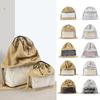 Large Capacity Dustproof Storage Bag Transparent Window White Coffee Handbag Dustproof Bag Washable Clothes Shoe Storage