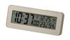 RHYTHM Alarm Digital Alarm with Electronic Sound Stylish Grayish X 15 X 8RZ238ND38 Clock, Radio-Controlled (with Snooze), Thermometer, Hygrometer,