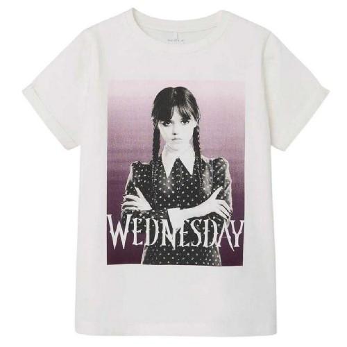 Name It Mädchen Wednesday Rundhals-T-Shirt