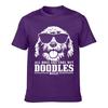 All Dogs Are Cool But Doodles Rule Solid Washed Vintage Tee Distressed Loose