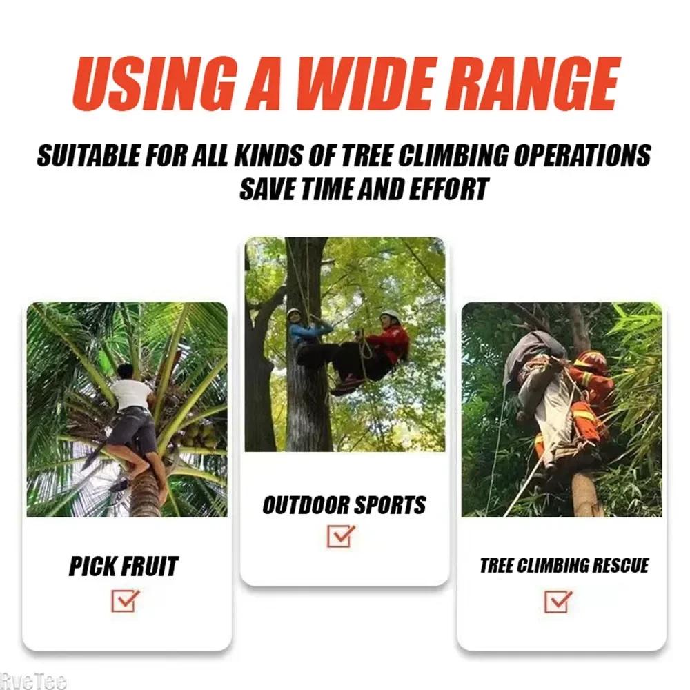 Tree Climbing Tool Pole Climbing Spikes For Hunting Shoes Tree Steel Climbing Simple Picking Observation Fruit Tool Accessories