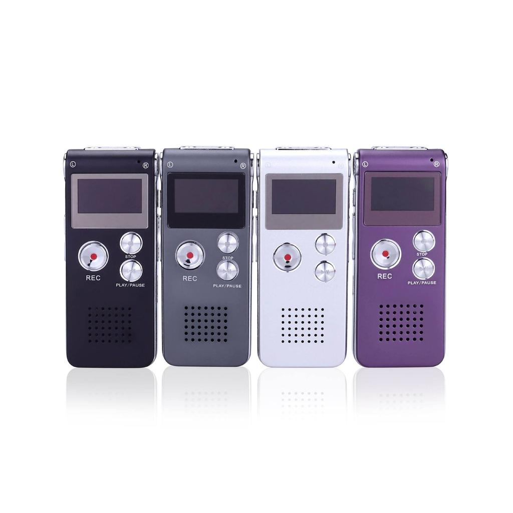 Registratore vocale digitale portatile HD 2024 con riduzione del rumore e controllo vocale