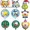 Tom & Jerry Clown Monster Aluminum Foil Balloon for Kids' Birthday Party Decoration
