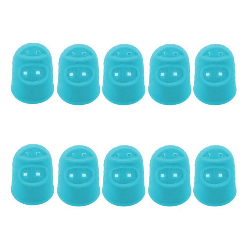 Sewing Thimble Breathable Protective Silicone Finger Thimble Finger Cover Caps Quilting Sewing Needlework Craft NEW