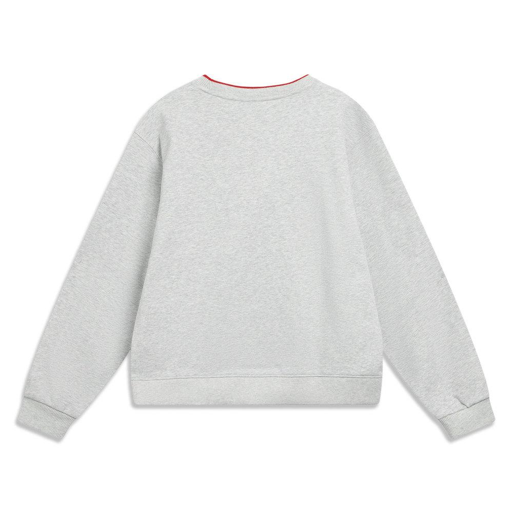 Li Ning Sports Casual Crew Neck Sweatshirt Women sweatshirt AWDVE76-2