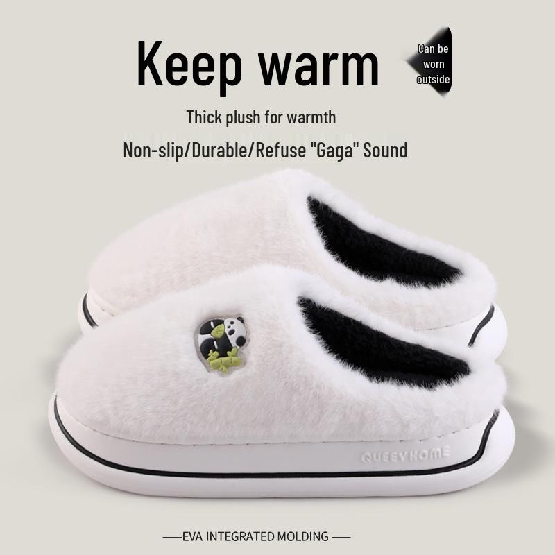Pánské a dámské bavlněné zimní pantofle do interiéru 2025: Protiskluzové, Silná podrážka, Teplé a útulné