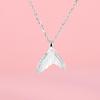 2025 New Style 925 Sterling Silver Fishtail Necklace - Luxury Gift for Women, Perfect for Birthdays or Valentine's Day