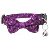 Halloween Pet Bow Tie Collar Elastic Adjustable Necktie with Bell Pendant Cat Dog Kitten Puppy Accessories Cat Harness