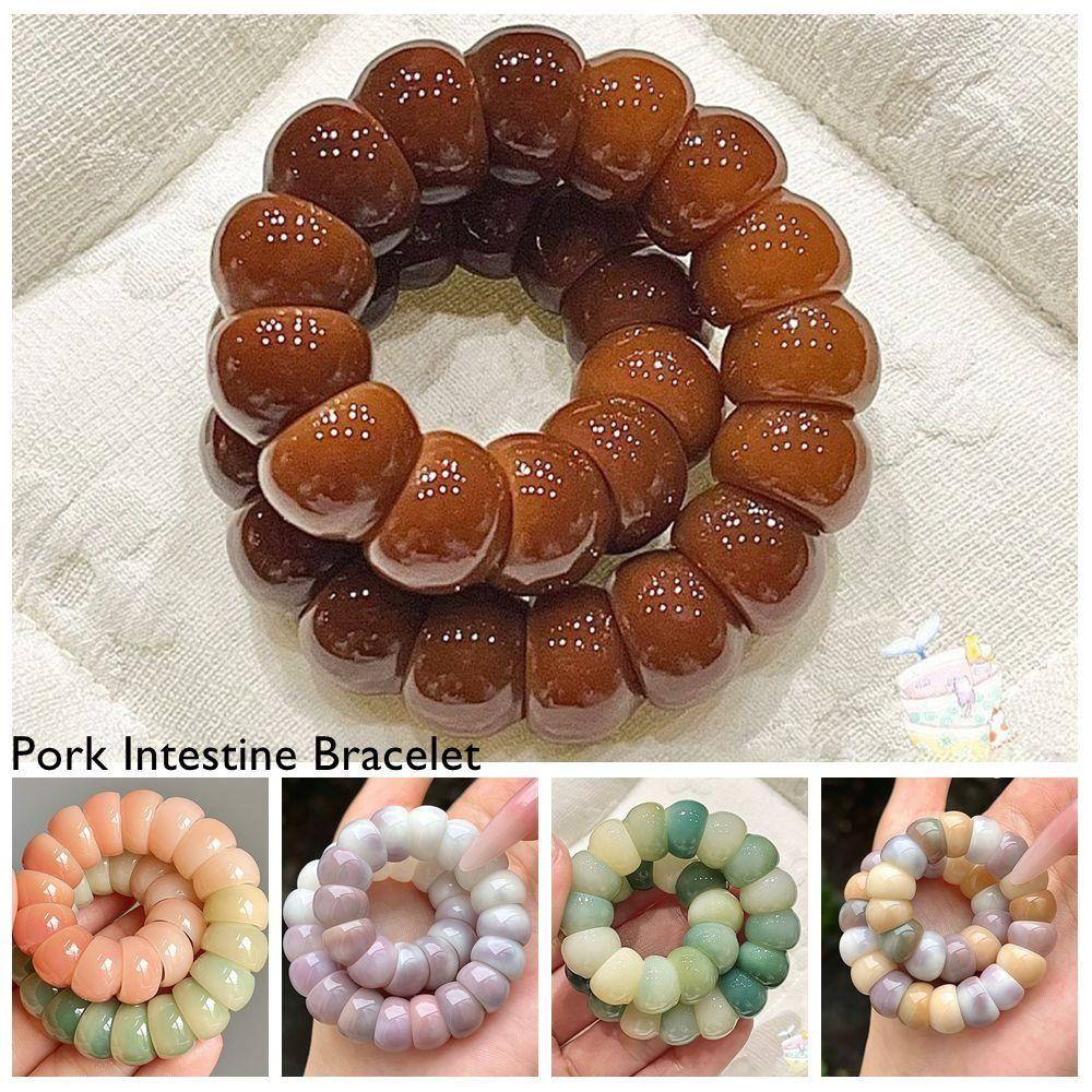 Protection Bodhi Beaded Bracelets Lucky Bangle New Pork Intestine Bracelet