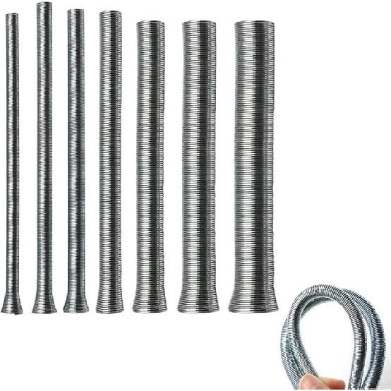 

Набор пружинных трубогибов 13,7-дюймовый инструмент для гибки труб из меди, алюминия, стали, различные размеры от 1/4 до 7/8 для сантехнических работ(8мм) 6mm