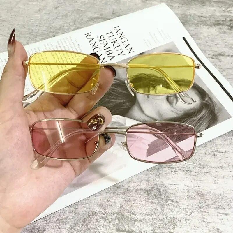 Okulary dla Kobiet Moda Vintege Metalowe Kocie Oko Okulary Przeciwsłoneczne Styl Koreański Retro UV400 Damskie Okulary Przeciwsłoneczne Letnie Okulary Uliczne