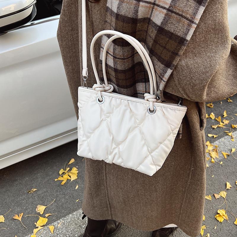 Ielgy Portable Large-Capacity Tote Bag Fashion Simple Casual One-Shoulder High-End Messenger Bag