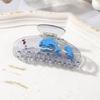 Cartoon Ocean Style Fish Hair Claw Starfish Fish Shape Grab Clip Acetate Shark Clip  Headwear
