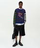 ADSB ANDERSSON BELL Boys Heart Message Crew-Neck Sweater Atb1453M(Blue/Green)