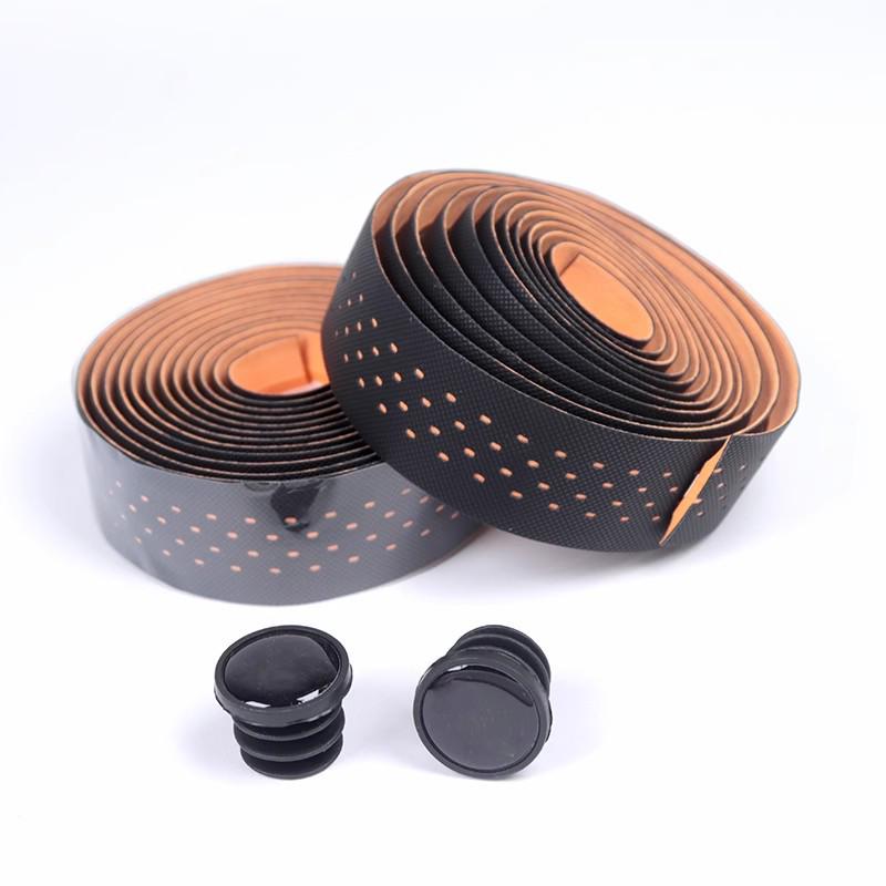 Bandă de ghidon anti-alunecare cu absorbție a șocurilor: Înveliș confortabil, rezistent la uzură, respirabil din silicon pentru biciclete de șosea și cu pinion fix