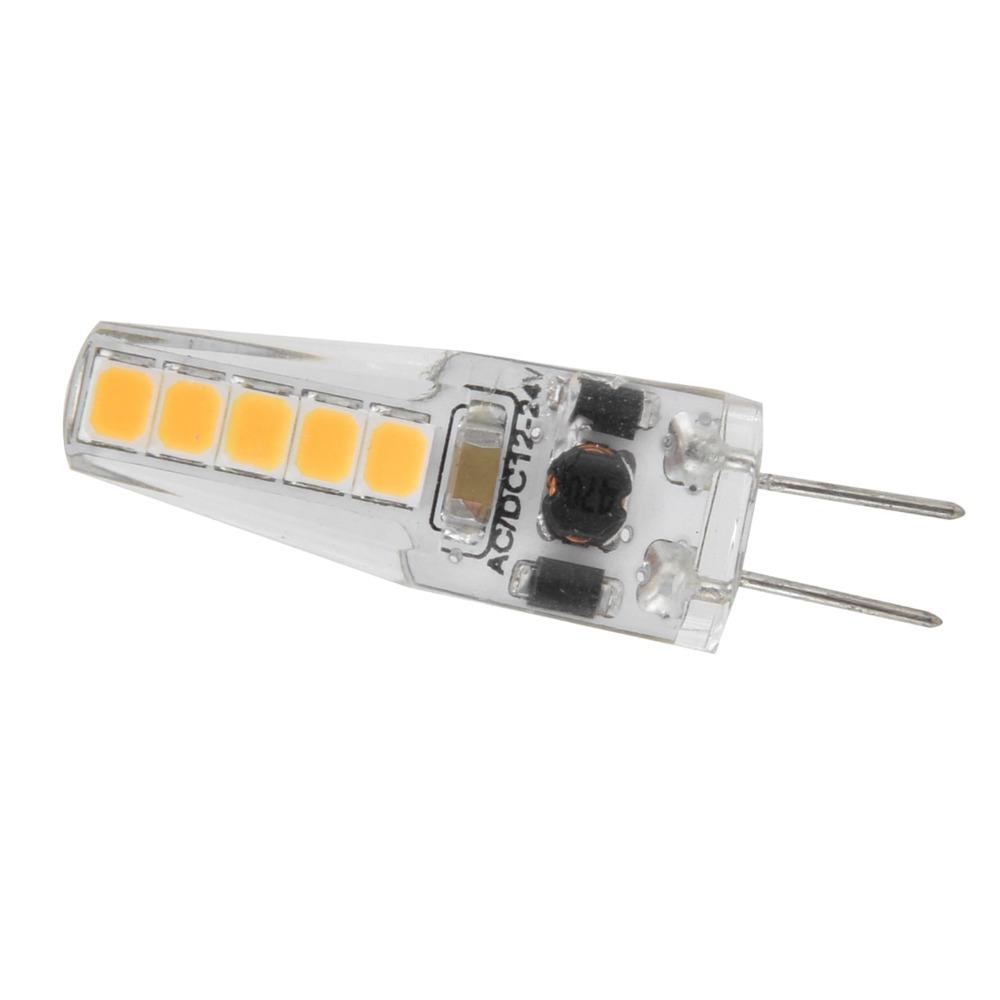 10pcs 2W G4 LED Bulb AC12‑24V Halogen Replacement Bulbs Easy Dimmable G4 Bulbs  Ceiling Lamp