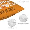 Halloween Spooky Pumpkin Pillowcase Printing Polyester Cushion Cover Decorations Throw Pillow Case Cover Home Zippered