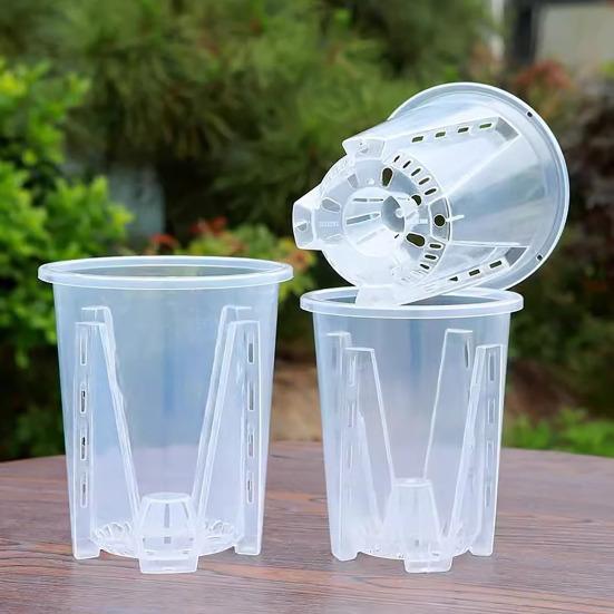 5 Stück Selbstbewässernder Blumentopf mit abnehmbarem Design Kunststoff Hydroponischer Pflanzer Hausgarten Wasserspeicher Töpfe