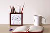 Lowchen, Little Lion Dog – Pen holder with a dog, desk organizer with a print | Art-Dog