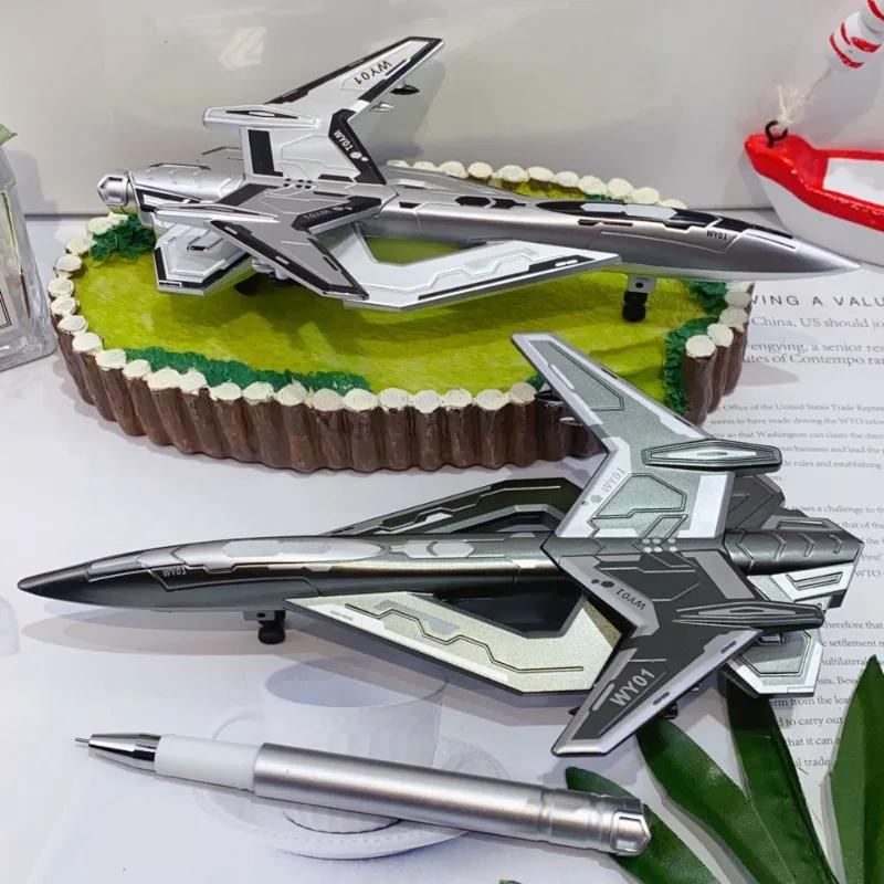 Großhandel 12 Stück/Los Flugzeug Gelstift Kampfjet Spezialkampf Hubschrauber Stift Schüler Wasserstift Schreibwaren Geburtstagsgeschenk