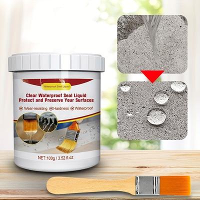 100g Wasserdicht Kleber RV dicht Beschichtung Transparent Reparatur Bad Boden Durchlässig Abdichtung Agent Renovierung Helle