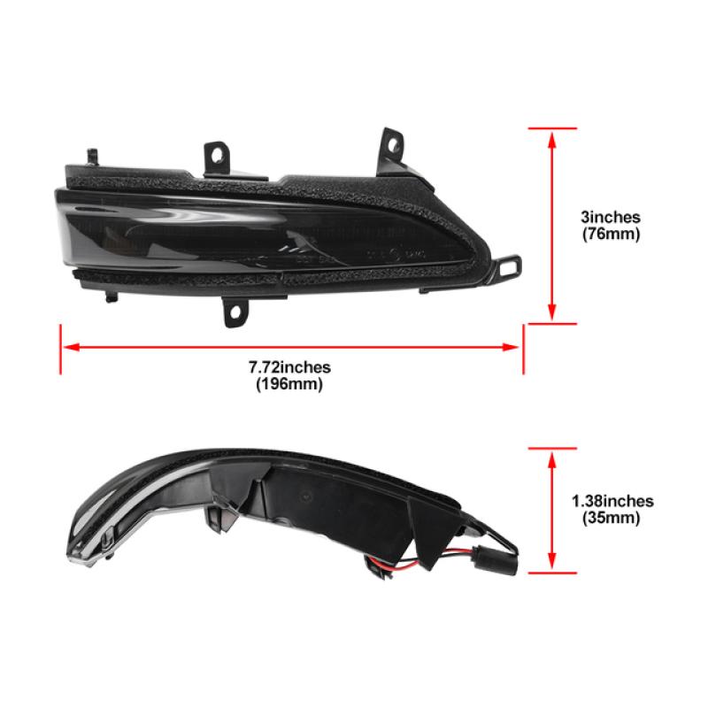 Sequential Led Side Mirror Blinkers For Lexus GX460 LX570 2010-2021 Dynamic Auto Turn Signal Indicator Lamp Assembly 81730-60130