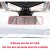 Car Rear View Mirror Protector Frame, Silicone Auto Rearview Mirror Protection Cover Compatible with Model 3/ Y, Interior Rear View Decoration Trim