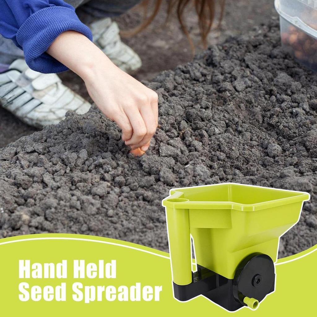 Ergonomic Handheld Lawn Spreaders Portable Precision Shaker Gardening Tool for Garden Grass Yard & Seed Fertilizer Spreading