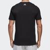 Adidas Logo Print Sports Crew Neck Short Sleeve T-Shirt Men Tops Black CD4864