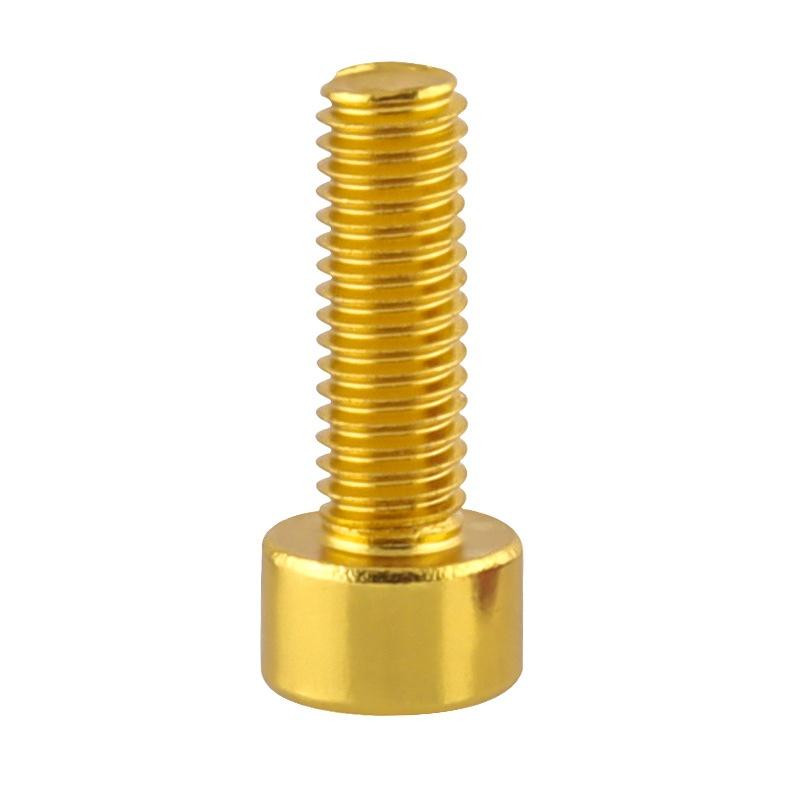 

4 шт. Болты для держателя фляги, Винты, Винты с шестигранной головкой, Алюминиевый сплав, Аксессуары для велосипеда, 7 цветов as the picture