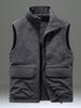 Herren-Wende-Fleeceweste für Herbst/Winter - Outdoor Freizeit Polarfleece-Weste