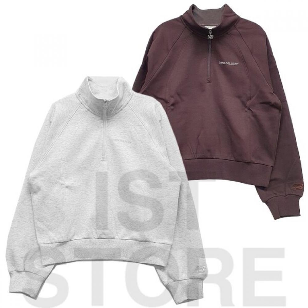 

New Balance Футболка Полуоверсайз Не мнется На молнии Nbnce4w8 (22)Dark Brown/085(S)