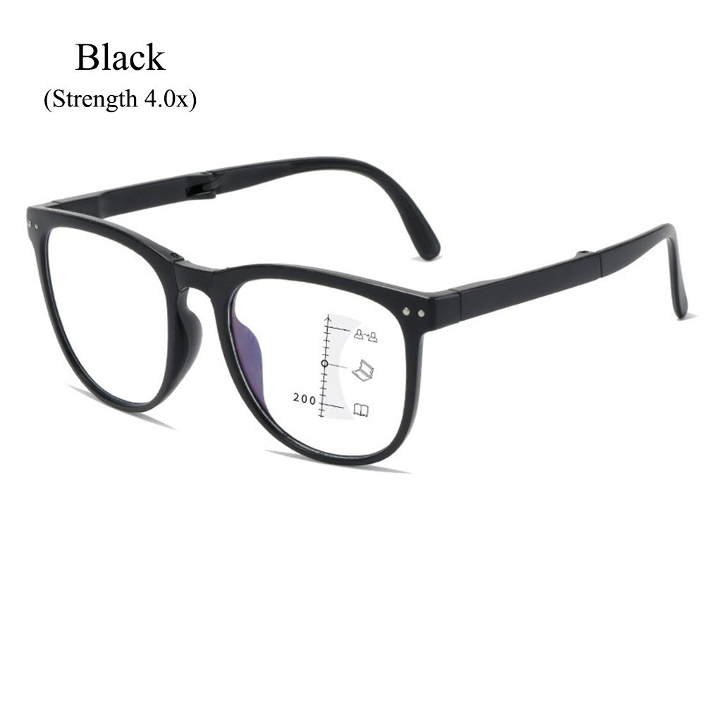 Folding Multifocal Progressive Reading Glasses Anti-Blue Light Lens Optical Glasses Men Women Computer Hyperopia Eyewear