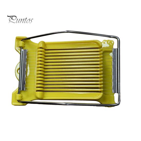 

Картофельная яйцерезка Easy Press Пищевая ломтерезка Luncheon Meat Cutter с 14 проволоками из нержавеющей стали Сырорезка для мягких фруктов Тофу Фрукты дракона жёлтый