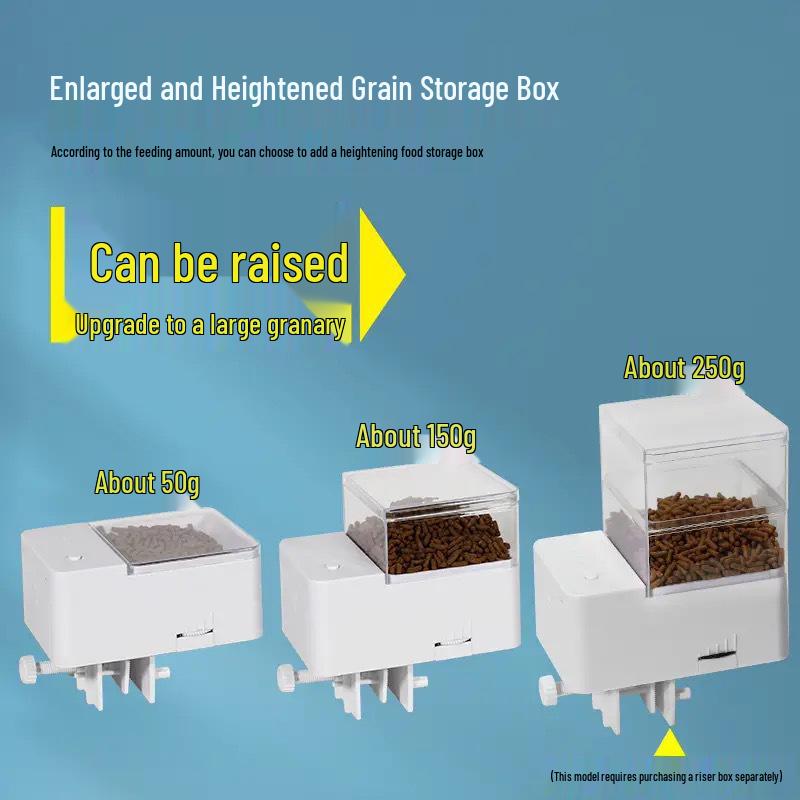 Automatic Fish Feeder: Timer Dispenser for Small Fish, Turtles, Koi, Goldfish
