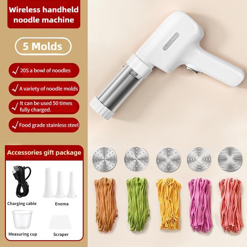 Automatic Noodle Machine Household Handheld Electric Small Noodle Press Machine Multifunctional Noodle Processing Device