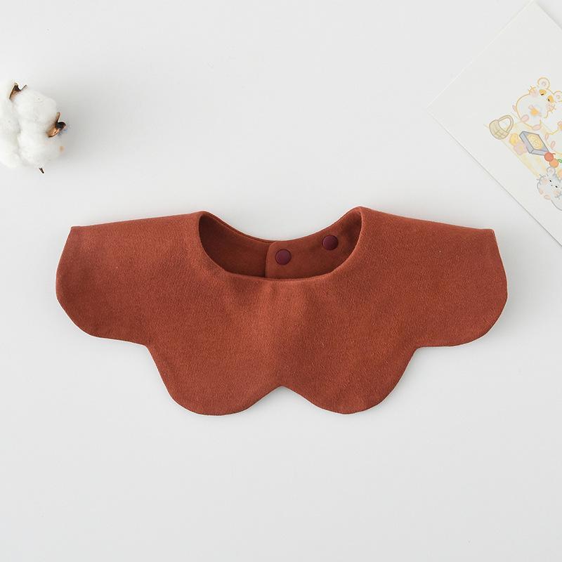 

Newborn Double-Sided Absorbent Petal Bib: Solid Color