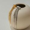Fashion Long Chain Tassel Ear Cuff Gold Stainless Steel Single No Piercing Ear Clip For Women