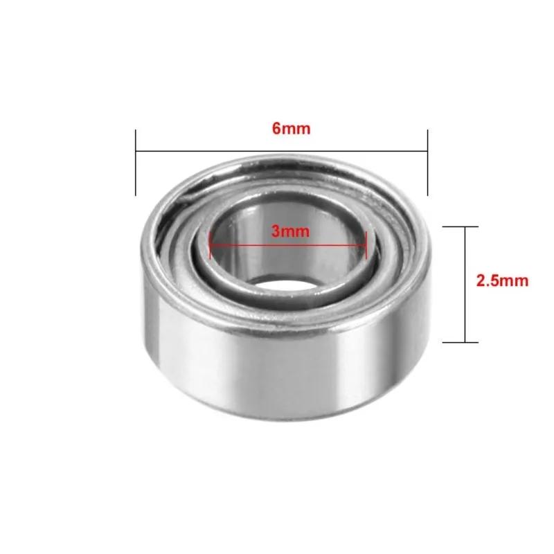 50Pcs Mini MR Series Ball Bearings MR52ZZ MR62ZZ MR63ZZ MR72ZZ MR73ZZ MR74ZZ Double Shielded High Precision Micro Bearings