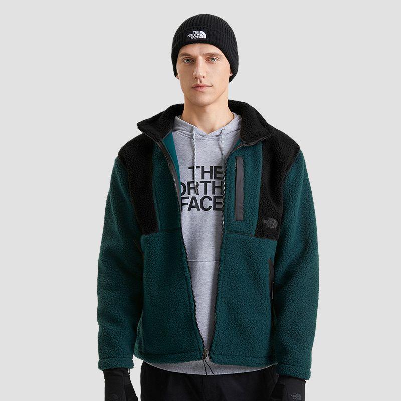 The North Face Velvet Jackets Men's Green Lapel Moderate NF0A7QT1-EK2