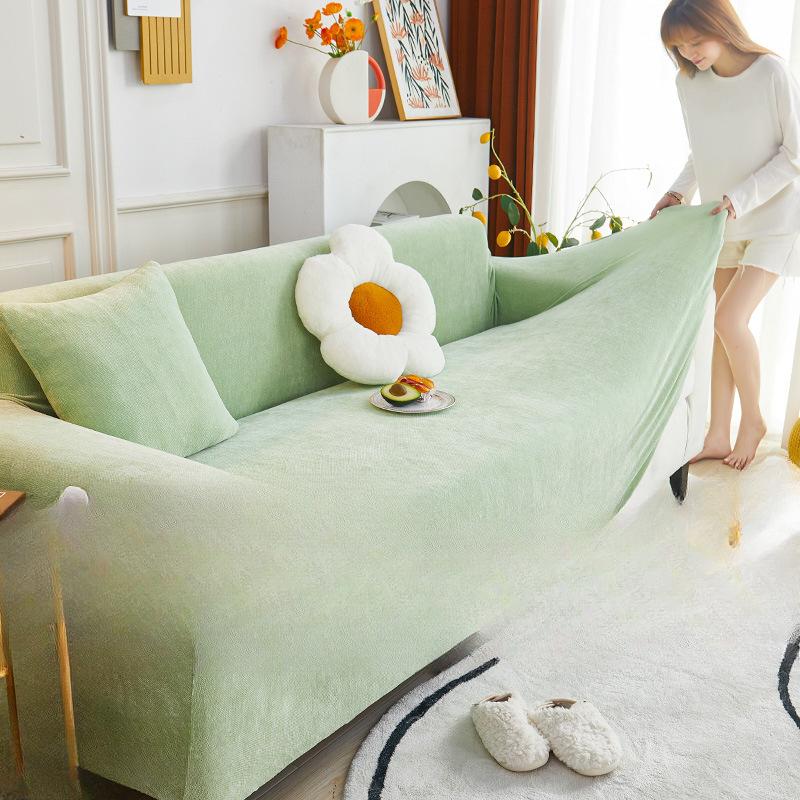 Chenille Four Seasons Universal Sofa Cover Sets All-Inclusive Universal Sofa Cover Cushion Cover Towel
