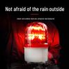 Magnetic Rotating Strobe Warning Light with Sound Alarm, Ceiling Mount, 220V