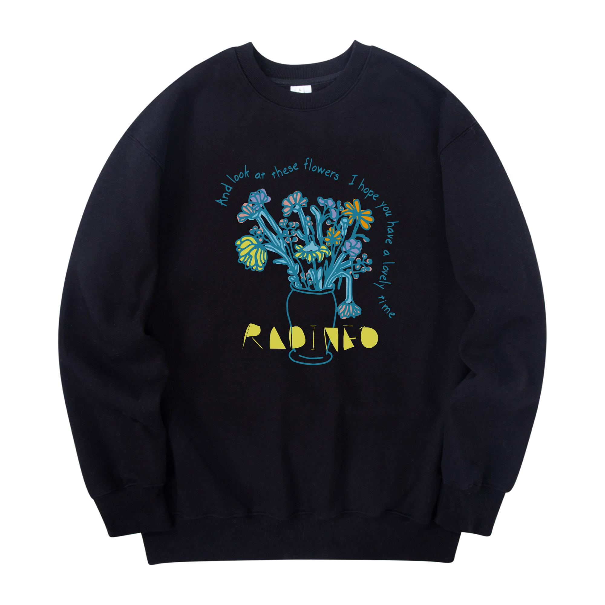 Базовая толстовка Radineo Черная Black (Black)/L