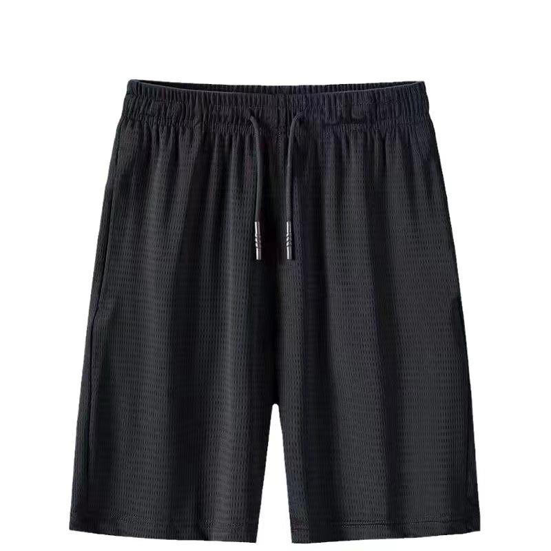 

2024 Мужские быстросохнущие свободные спортивные шорты — модные и повседневные для бега Extra Large чёрный