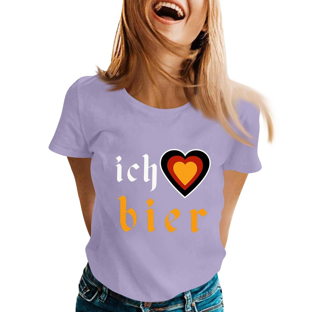 Fashion Casual Unisex Letter Print T-Shirt with Festival Graphic Design - Short Sleeve Round Neck Tee for Men and Women